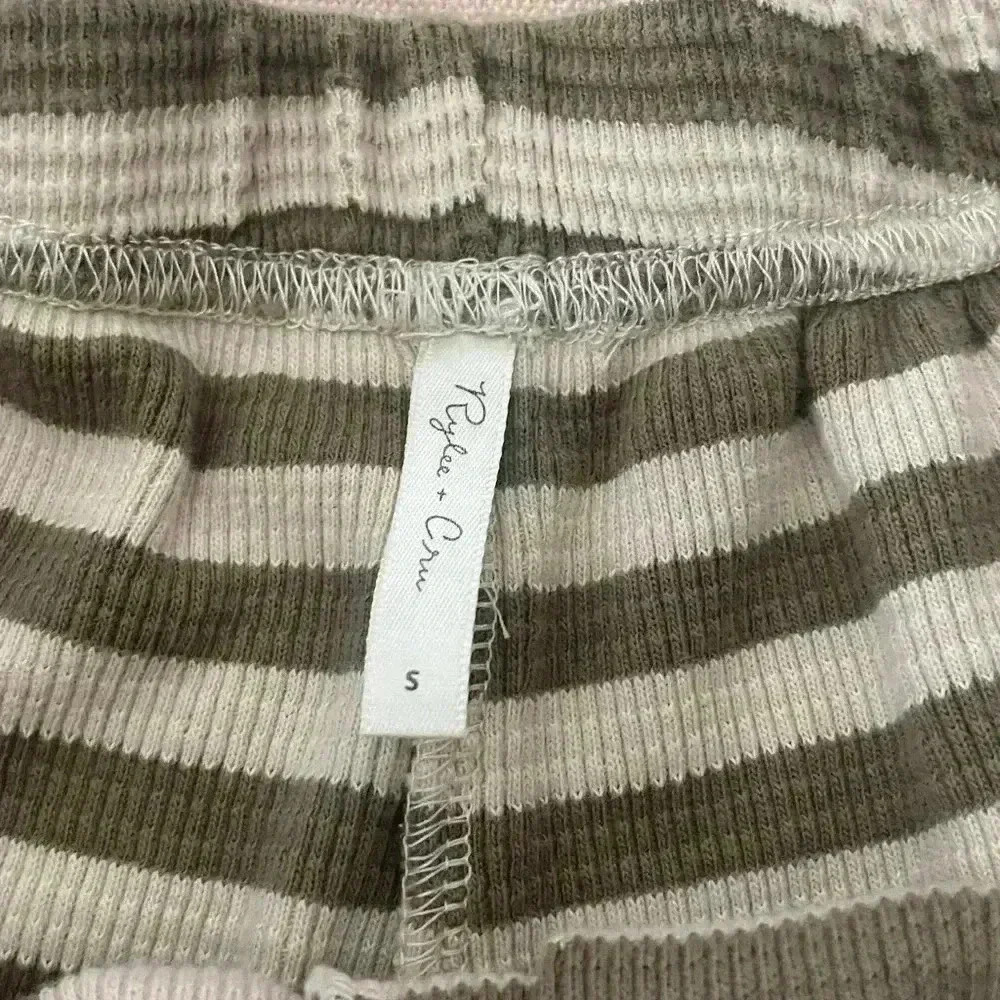 RYLEE + CRU  Striped Waffle Knit Shorts High Rise  Size Small - Picture 2 of 7